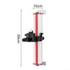 Zilimontt 30 cm Aluminum Alloy Wall Mount with Screw Adapter for Precise Height Adjustment view 2