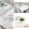 ININOSNP Transparent Oval PVC Table Protector, 2 mm, 86 x 138 cm view 3