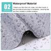 Durable Waterproof Rubber Floor Mat for Outdoor Use, 1 x 1 x 3 m view 4