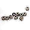 GTPBAO 10-Piece 0.5 Module Small Spur Gear, Straight Teeth, 1.98 mm Bore, for 2 mm Shaft, Iron-Based Powder Metallurgy (9T, 5.4 mm Thick) view 2