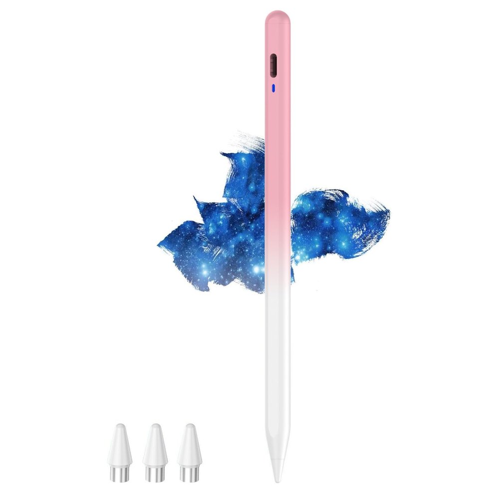 Stylus Pen for Touchscreens, POM Tip, USB-C, Compatible with Switch, Samsung, Huawei, Lenovo, Mi, Vivo and Other Android Devices, Gradient Pink