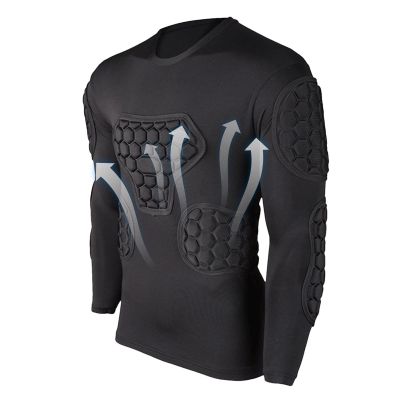 Youth Goalkeeper Compression Shirt with EVA Padding