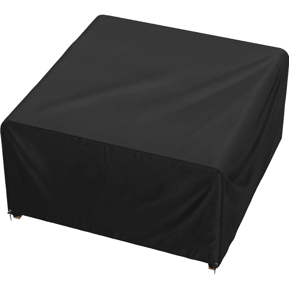 Waterproof Patio Furniture Cover 200 x 200 x 135 cm, 600D Oxford Fabric, Black