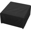 Waterproof Patio Furniture Cover 200 x 200 x 135 cm, 600D Oxford Fabric, Black view 1