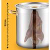 CAFIEDR Stainless Steel Stock Pot, 30 L, 40 x 26 cm view 4