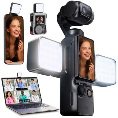 Magnetic Selfie Light for DJI Osmo Pocket 3 Light Creator Combo