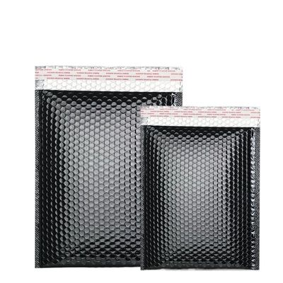 100 Black Padded Bubble Mailers, 13 × 15 cm
