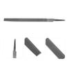 Half-Round Carbon Steel Hand File, Flat and Half-Round, Silver view 2