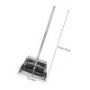 WHAMVOX Stainless Steel Dustpan, Heavy-Duty and Thickened, Large Dustpan with Ergonomic Handle for Home and Office, No-Bend Waste Collection, Durable and Easy to Store view 2