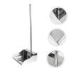 WHAMVOX Stainless Steel Dustpan, Heavy-Duty and Thickened, Large Dustpan with Ergonomic Handle for Home and Office, No-Bend Waste Collection, Durable and Easy to Store view 3