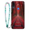 Sinyunron Case for Motorola Moto E7 Power/E7i Power with Patterned Metal Back and Colorful Lanyard view 1