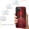 Sinyunron Case for Motorola Moto E7 Power/E7i Power with Patterned Metal Back and Colorful Lanyard view 2