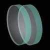 20–38 mm High-Temperature Sight Glass, 1 Pc., Round Tempered Borosilicate Glass Window, 3–20 mm Thick, for Boiler Pipelines and High-Pressure Valve Sight Holes (35 × 5 mm) view 2