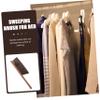 SHINEOFI Brush with Wooden Handle, 1 Piece, Brown Bristles for Beds and Sofas view 2