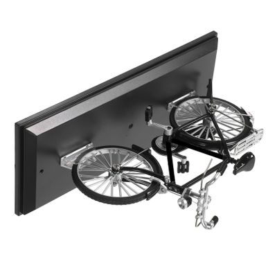 DECOMELODY Miniature Vintage Bicycle Model with Base, Decorative Bike Figurine