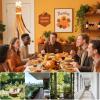 Outdoor Fall Windsock, Festive Farmhouse-Style Harvest Decor view 4