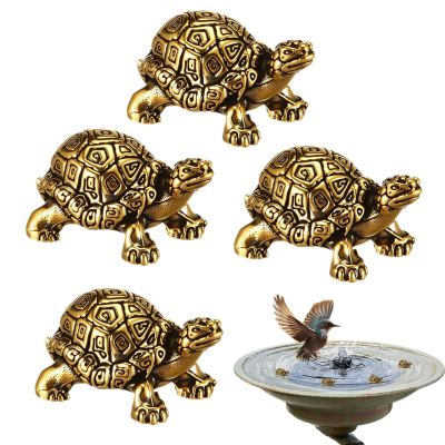 Copper Turtle Birdbath Cleaner