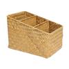 DIKACA Bamboo Storage Basket with Compartments view 3