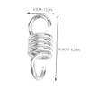GARIOUANS 3-Piece Heavy-Duty Hanging Chair Swing Springs view 4
