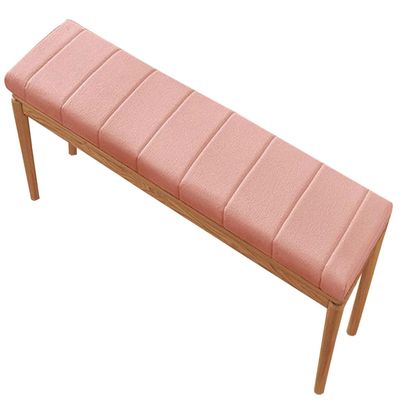 uyeoco Bench Cushion with Zipper, Pink, 90 x 40 x 5 cm