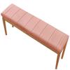 uyeoco Bench Cushion with Zipper, Pink, 90 x 40 x 5 cm view 1