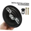 Toddmomy Vintage Black Iron Ceiling Lamp Socket Set view 2