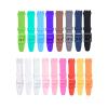 LUGEMA Silicone Watch Band for Swatch Watches, 12–20 mm, Light Green view 3