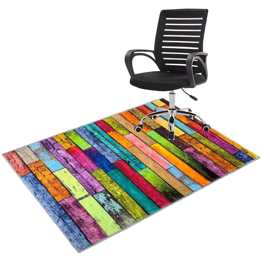 SZZEUOA Office Chair Mat, Non-Slip Floor Protector for Hard Floors, 40 x 80 cm