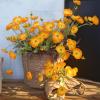 Artificial Four-Headed Poppy Flower with 4 Stems, 60 cm view 3