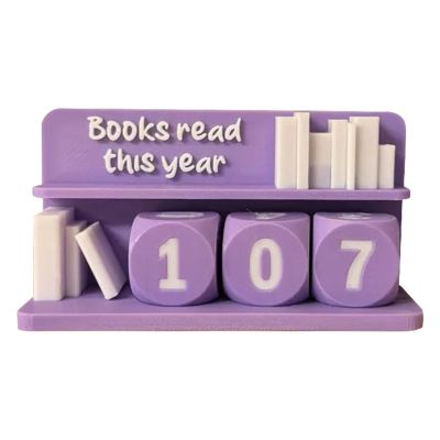 Book Counter, Portable Reading Tracker Display