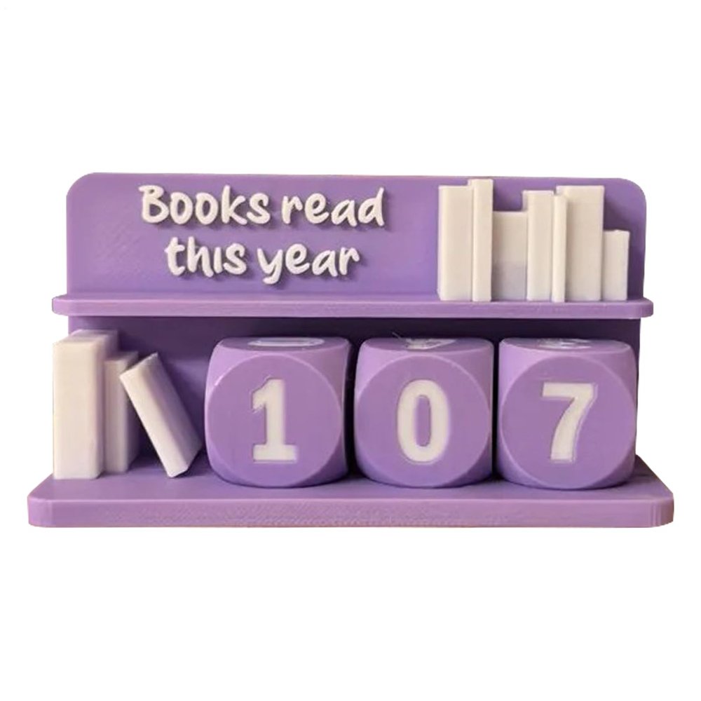 Book Counter, Portable Reading Tracker Display