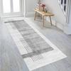 ZDYHMrj Gray Hallway Runner Rug, Non-Slip, Washable, 110 x 280 cm view 3