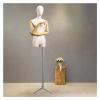 Adjustable Female Dress Form with Removable Head and Plastic Arm for Sewing and Jewelry Display view 1