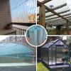 Plastic Roofing Sheets, 1 mm Transparent Acrylic Sheet, Polycarbonate Greenhouse Sheet for Outdoor Garden, Patio, and Balcony (50 x 100 cm) view 4
