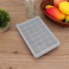 28-Grid DIY Silicone Ice Cube Mold with Lid, Pudding and Chocolate Mold for Baking (Snow Gray) view 4