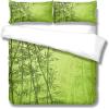 Green 3D Microfiber Bedding Set, 135 x 200 cm view 2