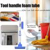 Foam Tube for Handle Grips, 1 m Pipe Insulation, 5 mm Thick (White, 32 mm ID) view 3
