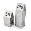 OIFAODAO Table Numbers with W-S Signs, 1–50 or 1–100 view 1