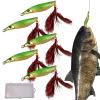 5-Piece Metal Sinking Swimbait Lures with Motion Sequins view 1