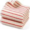 Aoipend Natural Cotton Hand Towels, 35.6 x 73.7 cm, Green Striped view 1