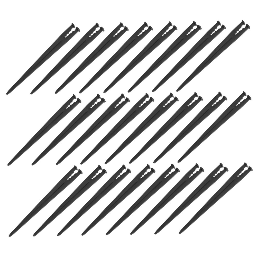 SHINEOFI 80-Piece Garden Stakes for Christmas Lights and Drip Irrigation Hoses