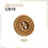 QUARKZMAN 30-Piece 15 mm Light Brown Wood Buttons, 4-Hole Sewing Buttons for Cardigans, Coats, Clothing and DIY Crafts view 3