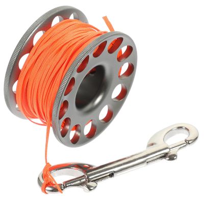 PRETYZOOM Dive Reel for Underwater Adventures, Lightweight Finger Reel with Snap Clip