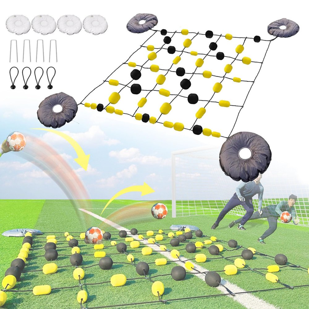 levigationlu Goalkeeper Training Equipment, Soccer Rebound Deflector, 21.6 m
