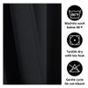 WUQINC Blackout Curtain 260 x 135 cm, Thermal Insulated Curtain with Grommets, White, 1-Piece Set view 3