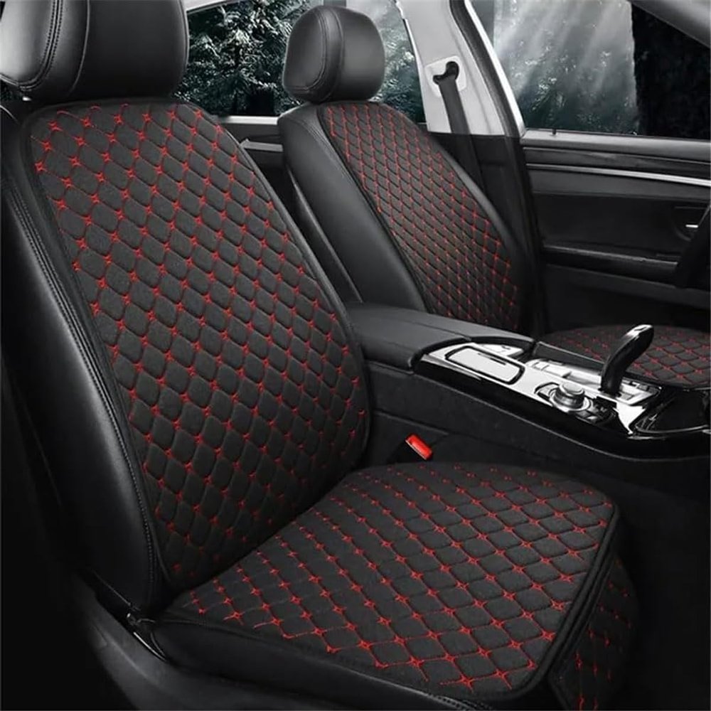 Car Seat Cover Set for BMW 3 Series 320, 2013–2018, Black and Red