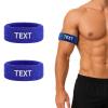 2-Pack Personalized Bicep Bands, Upper-Arm Sweatbands, Leg Bands view 1