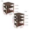 Hi-Fi Audio-Video Rack with Vibration-Damping Feet view 2