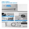 Steinwhale 2-in-1 Power & Ethernet Cable, 33 ft/10 m, for Starlink Mini view 3