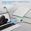 Steinwhale 2-in-1 Power & Ethernet Cable, 33 ft/10 m, for Starlink Mini view 4